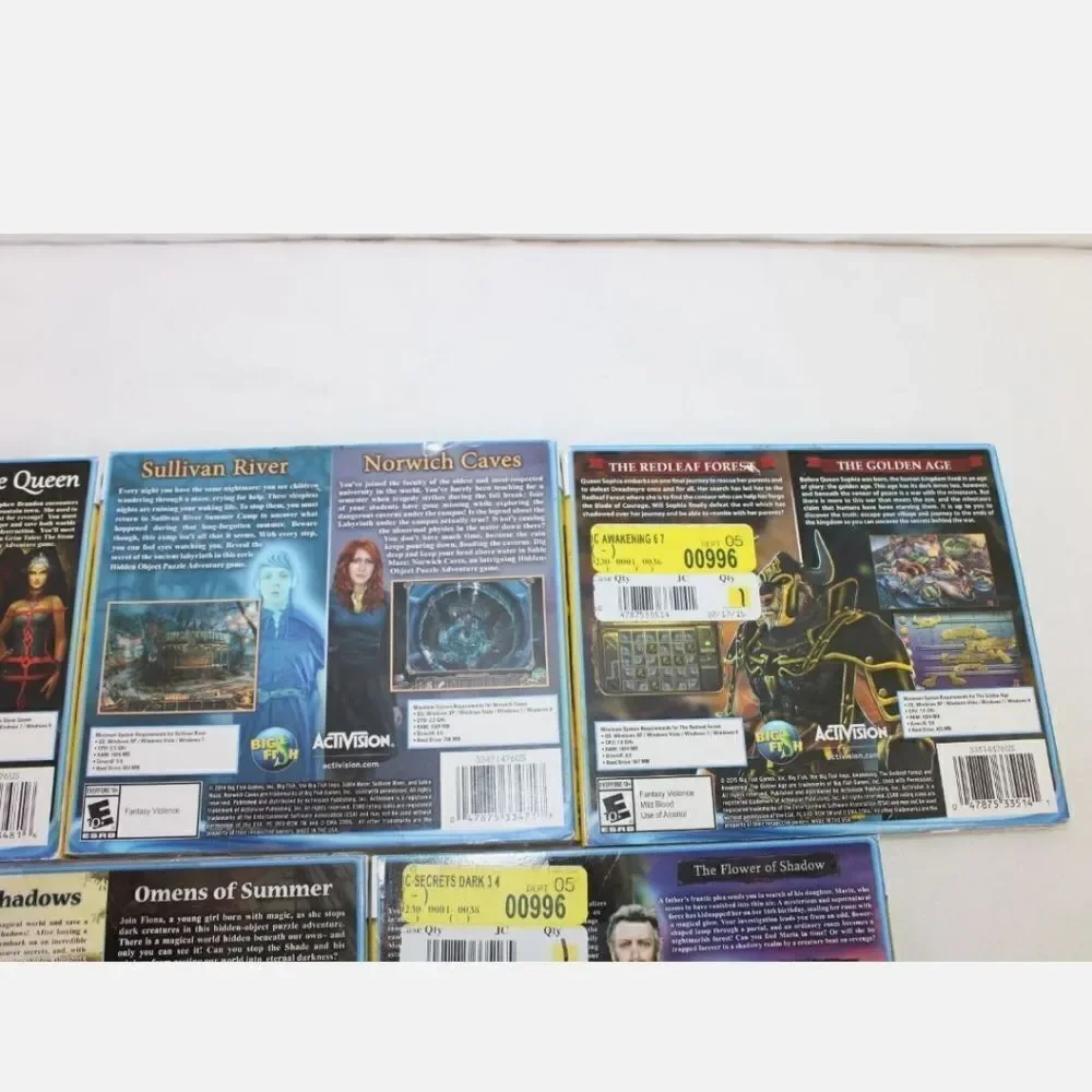 7 PC  ROMS Mysteries & Hidden Object Adventure Games• Big Fish.